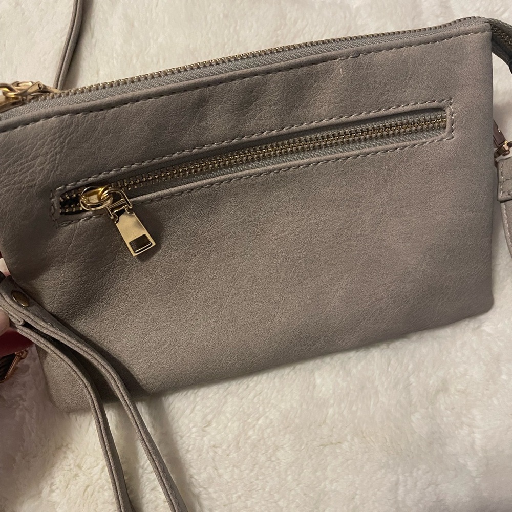 Elegant Gray Crossbody Bag - Picture 2 of 6